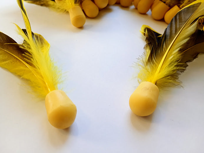 Gul/Sort Netsy Bold (1 stk.)