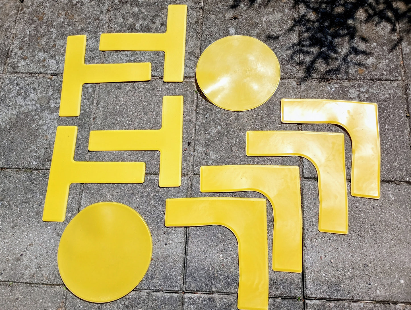 BANEMARKØR SÆT (GUL)